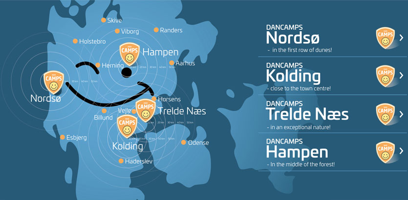 business danmarkskort placeringer