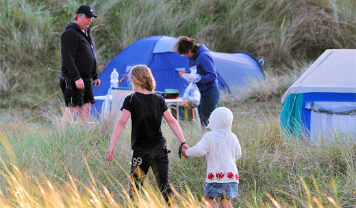 Teltpladsen Familie Holmsland