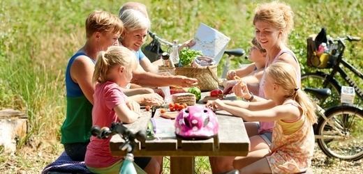 Picnic i skov