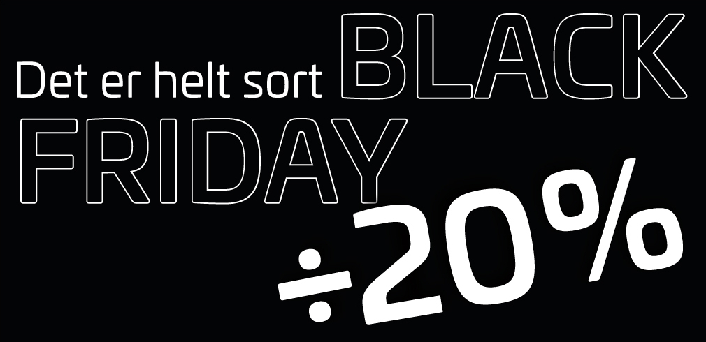 black friday 20 procent splash