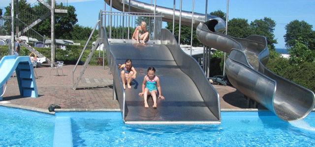 Campingplaats met waterpark bij Trelde Næs, Fredericia